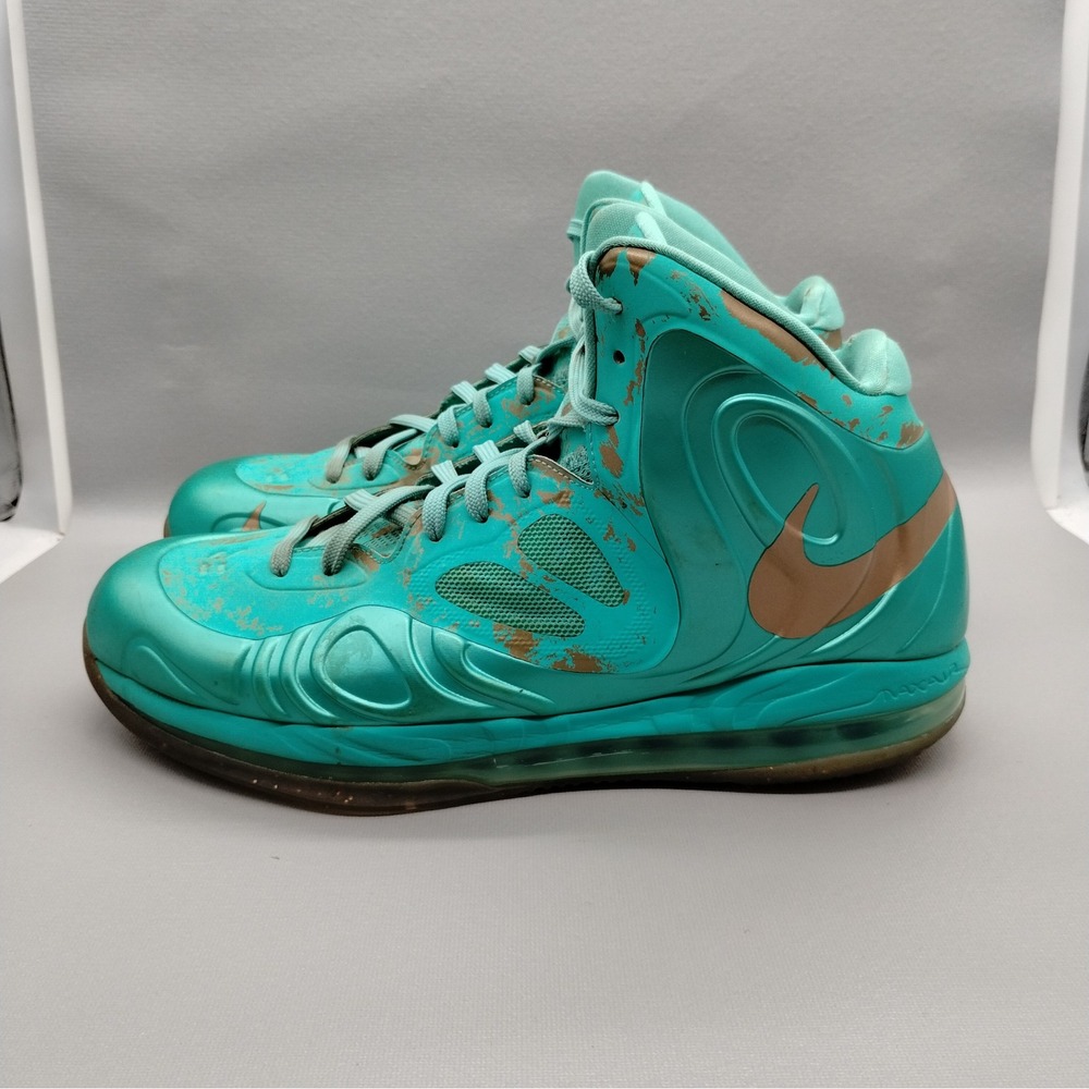 Nike Air Max Hyperposite Statue of Liberty New Green Copper 524862-301 Mens 11